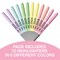 12-Count Pack of Pastel Highlighters in Assorted Colors, Brite Liner Grip Pastel Highlighter Set, Chisel Tip, 12-Count Pack of Pastel Highlighters in Assorted Colors, Cute Highlighters for Bullet Journaling, Note Taking and More